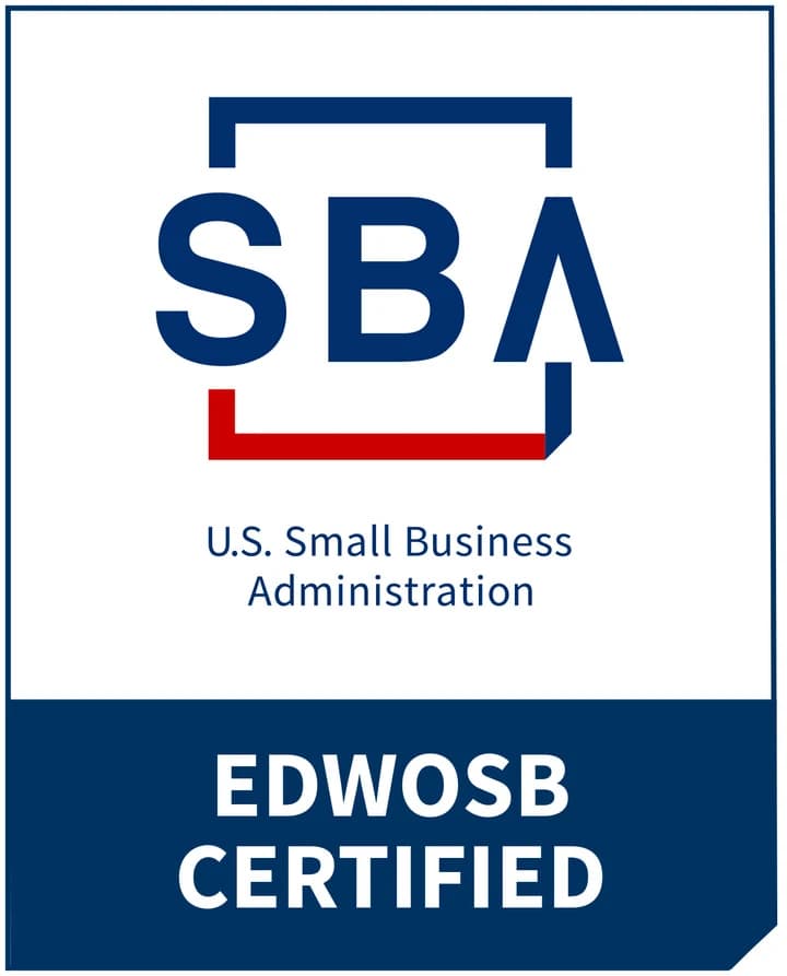 Economically Disadvantaged Women-Owned Small Business certified badge